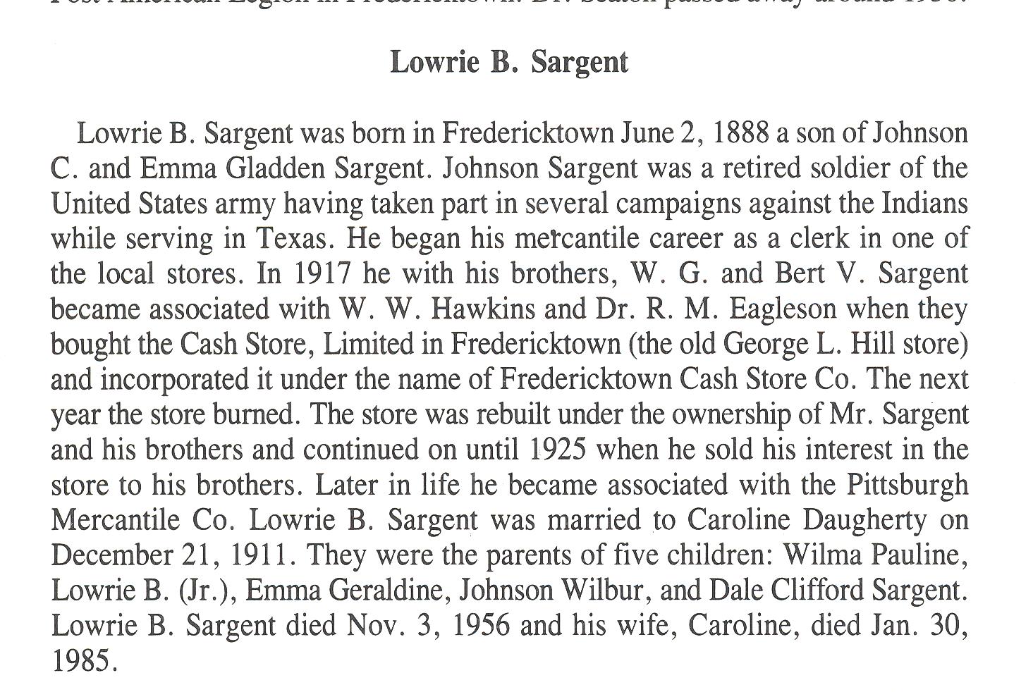 Lowrie B. Sargent